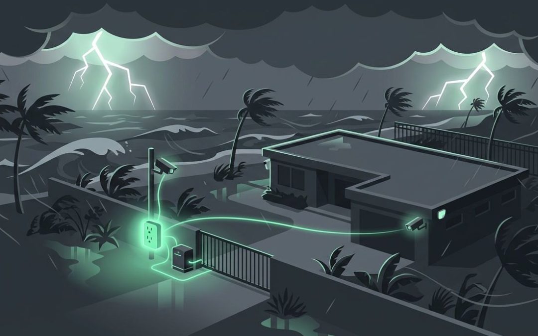 Hurricane Season & Security Systems: Why Surge Protection Is Non-Negotiable for Property Managers